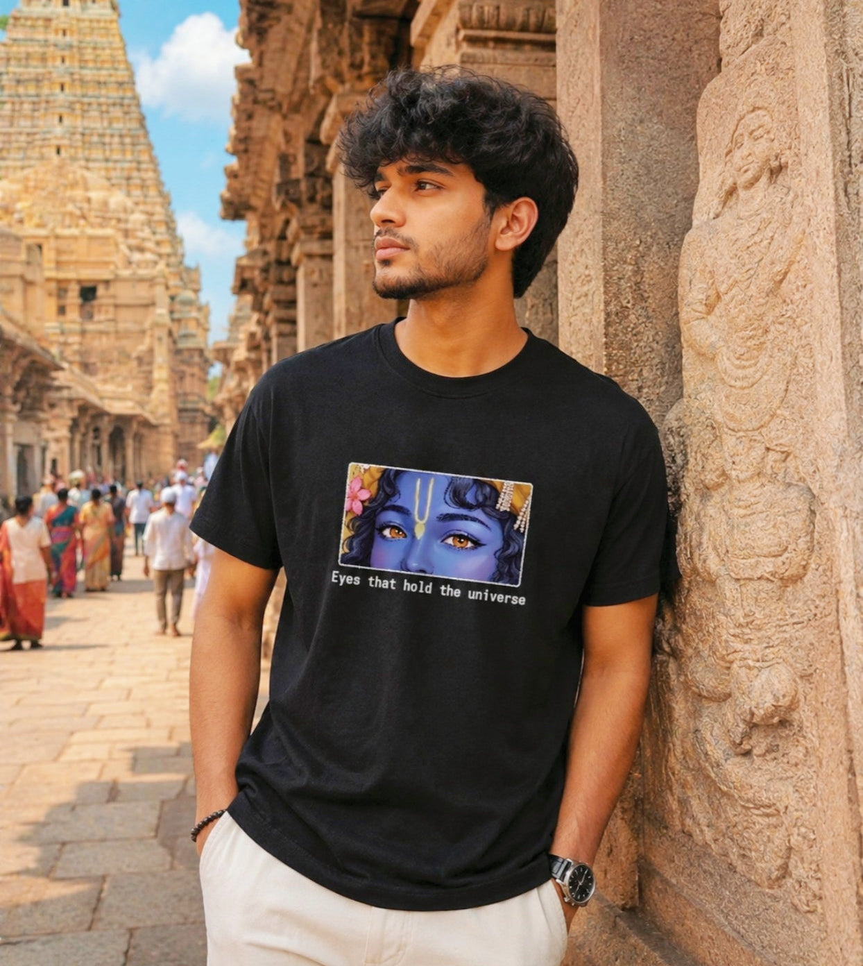 Krishna Eyes T-Shirt